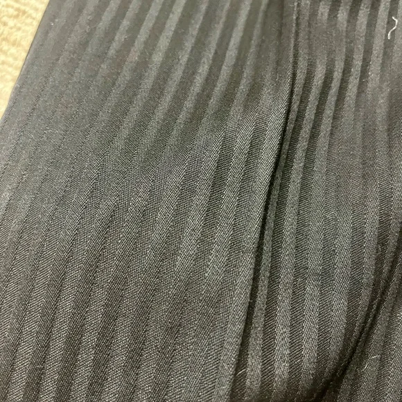 Valentino- Made In Italy, Men’s Trousers, Black Tone On Tone Stripe Sz 36/52 EU